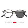 1 Pair of Retro Fashionable Pochromic Women's Glassesx Classic and Simplex Decorative Glasses Ideal Choice for Gift Giving