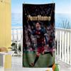 Messi Personalisierter Name Strandtuch Schnelltrocknend Weiche Mikrofaser Geeignet für Schwimmen Fitnessstudio Camping Yoga Urlaub