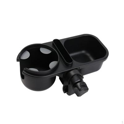 Convenient Beverage Holder Securely Holds Drinks and Snacks for On-the-Go Parents