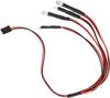 GTIWUNG 4-LED RC Car Lights, RC LED Lights, Headlight and Taillight Set for 110 RC Model Cars and Trucks, 5mm3mm Diameter, Comfortable and Easy to