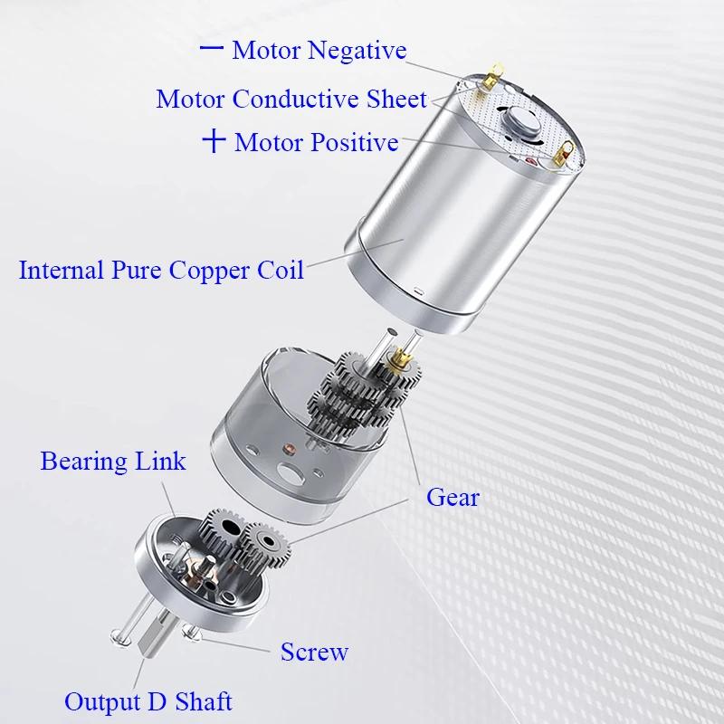 JGA25-370 DC 12V 24V 12U/min-1360U/min Getriebemotor Großes Drehmoment Hohe Leistung Schneckengetriebemotor Umkehrgetriebemotor