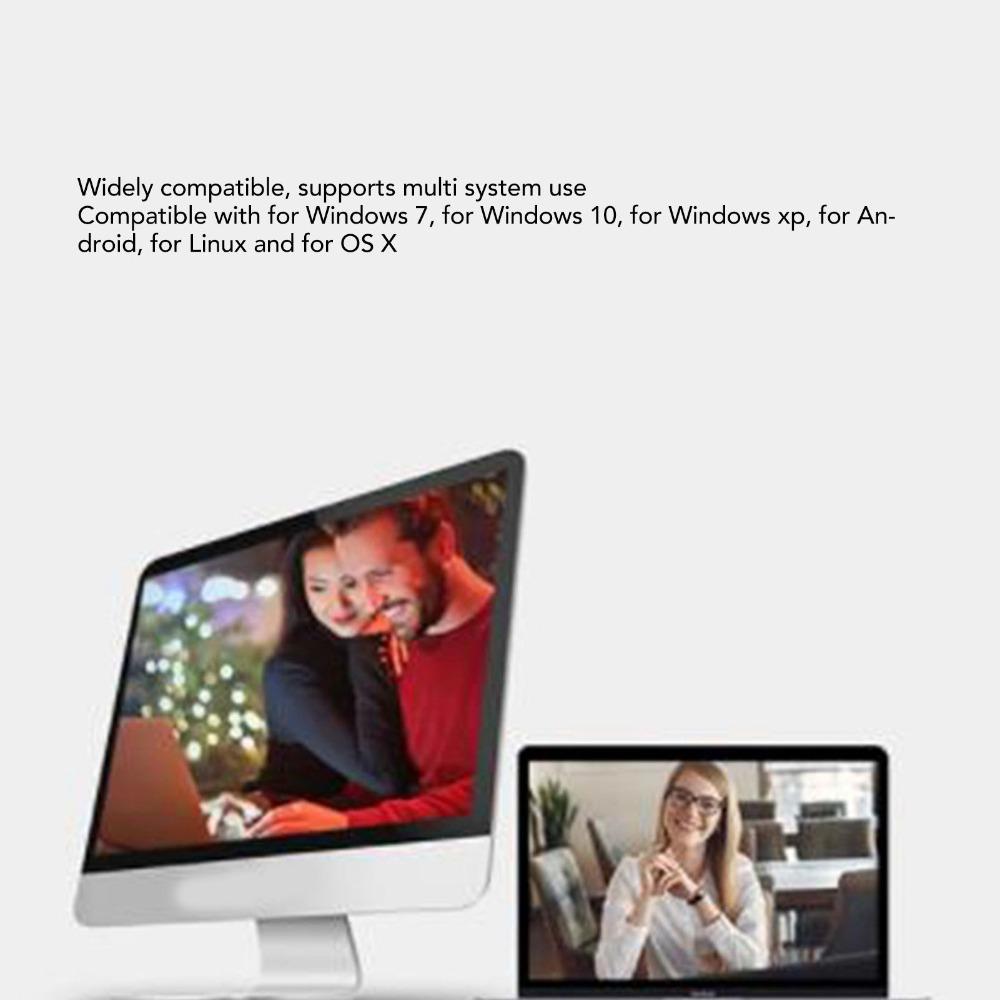 Auto Focus Lock USB Web Camera Webcam with Noise Canceling Mic  Video Conferencing