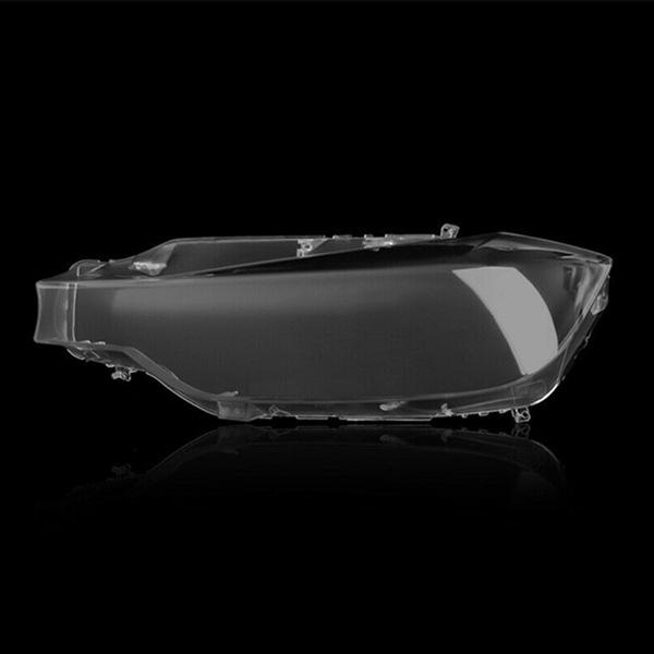 1 Pair Transparent PC Headlight Covers for BMW: Front Car Headlight Shell