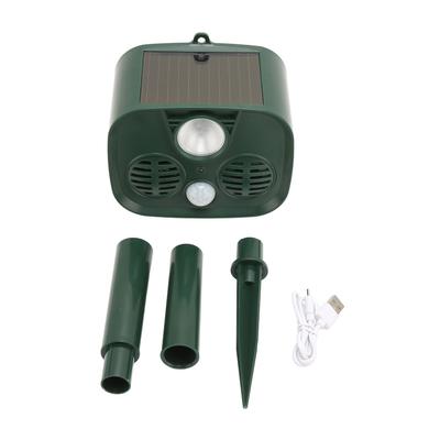 Ultrazvukový odpuzovač zvířat Solární napájení Detekce pohybu Zařízení pro odstrašování zvířat pro kočku psa