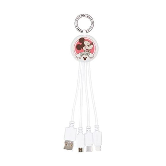 Gourmandise Disney Character Multi Charging Cable Mickey Mouse DNG-67A