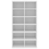 Shoe Rack White 54 X 34 X 100.5 Cm Engineered Wood