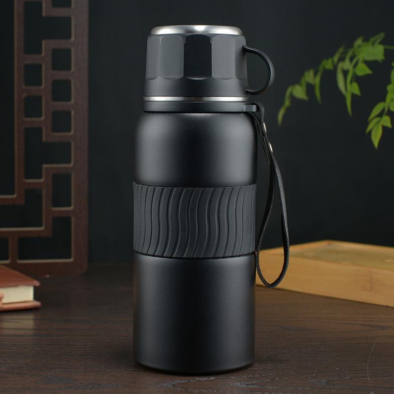 Stainless Steel Large-capacity Insulated Cup Outdoor Travel Kettle Portable Sports Water Bottle