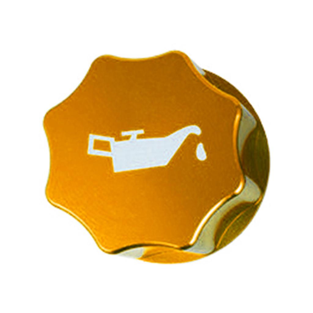 Universal Aluminum Car Engine Oil Caps Corrosions ResistantEngine Oil Filler Caps Easy To Install Stylish Fuels Covers