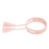 European-Style Adjustable Friendship Bracelet for Women – Handmade Woven Tassel Wristband