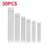 30/12Pcs Side Hole Blind Sewing Needles Stainless Steel Elderly Self Threading Needle Household DIY Jewelry Beading Sewing Tool