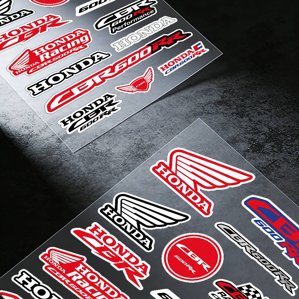 FOR HONDA CBR600RR Reflective Motorcycle Stickers Waterproof Vinyl Decals for Motorbike Helmet Fuel Tank Bike XL0