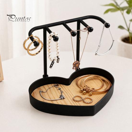 Jewelry Box for Long And Short Necklaces Organizer Stand, Love Partition Tray Design, Non-Slip Wear-Resistant Multi-Hanging Hanger, Necklace