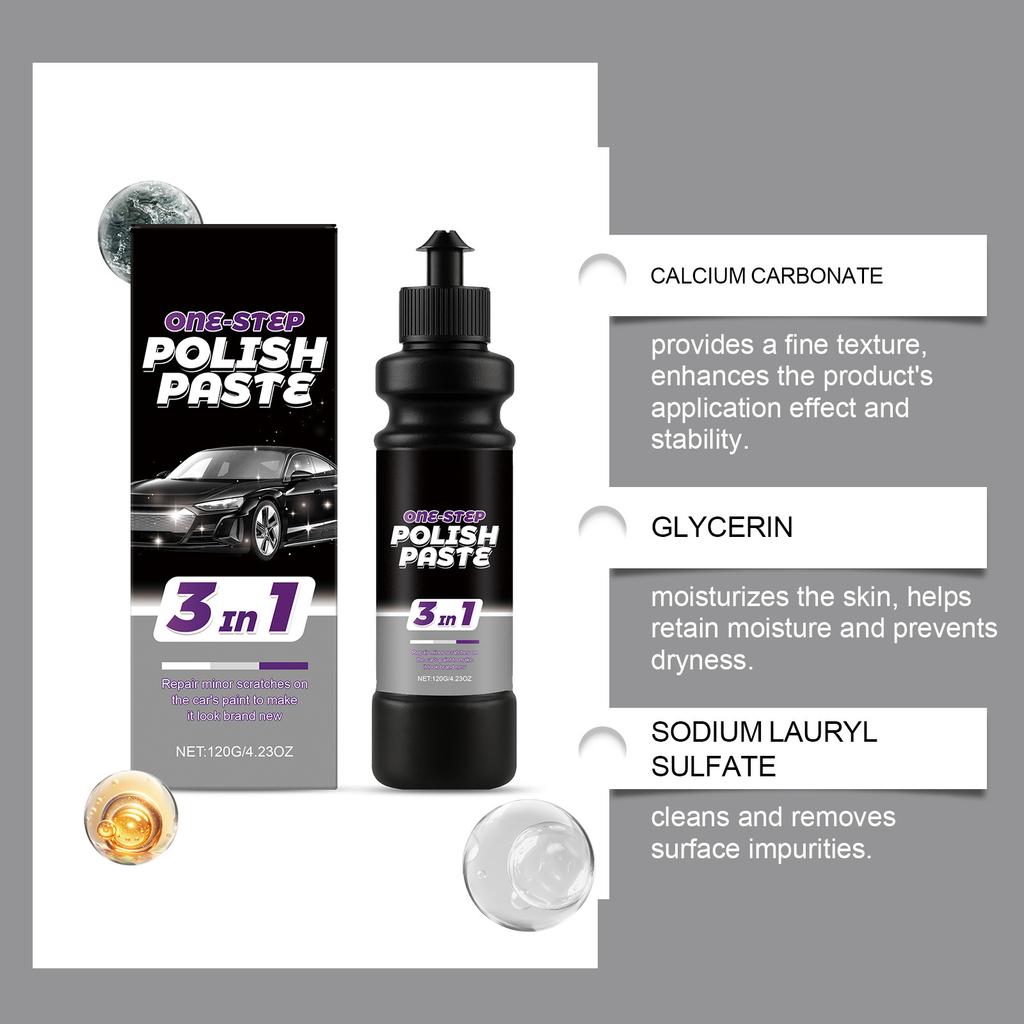 Car Paint Care Paste Coating Maintenance Polishing And Cleaning Cream