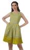 Moomaya Printed Lace Evening Mini Dress For Party Sleeveless Women Clothing