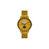 Wrist Watch Quartz Movement Stainless Steel Strap Yellow Watch Dial Men's Watches AX2726