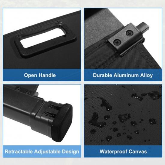 Car Retractable Cargo Cover for Volkswagen Tiguan Rear Trunk Shielding Shade