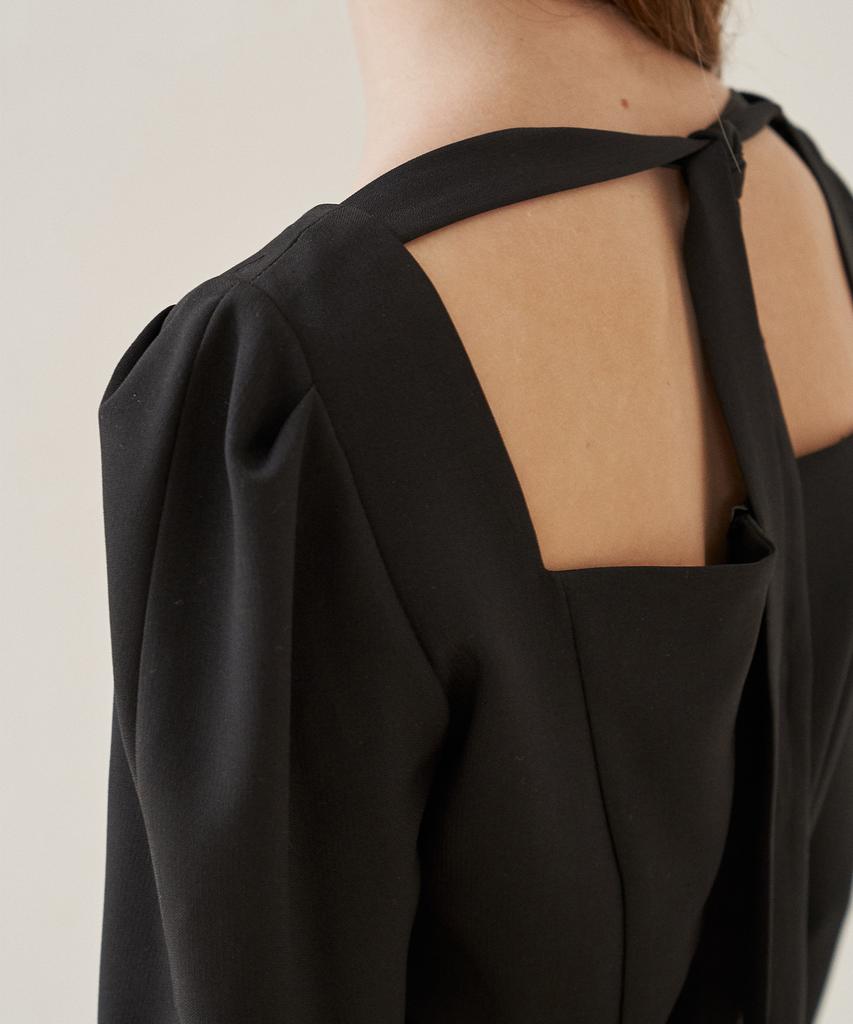 Peullobeu Mer Tie Dress(Bk)