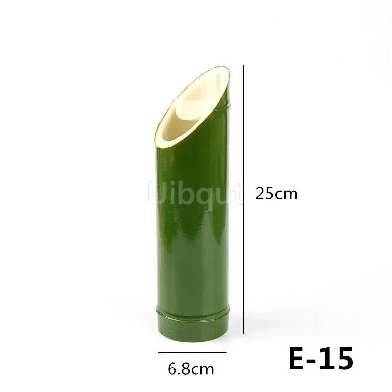 Imitation Bamboo Clear Wine Pot Bamboo Barrel Dry Ice Barrel Cuisine sushi boat bento Tattoo decorations Bamboo tube wine set