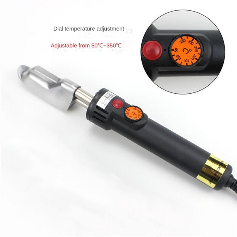 220 V 150 W 50-350 °C Grad einstellbares Mini-Bügeleisen für Lederkleidung EU-Stecker