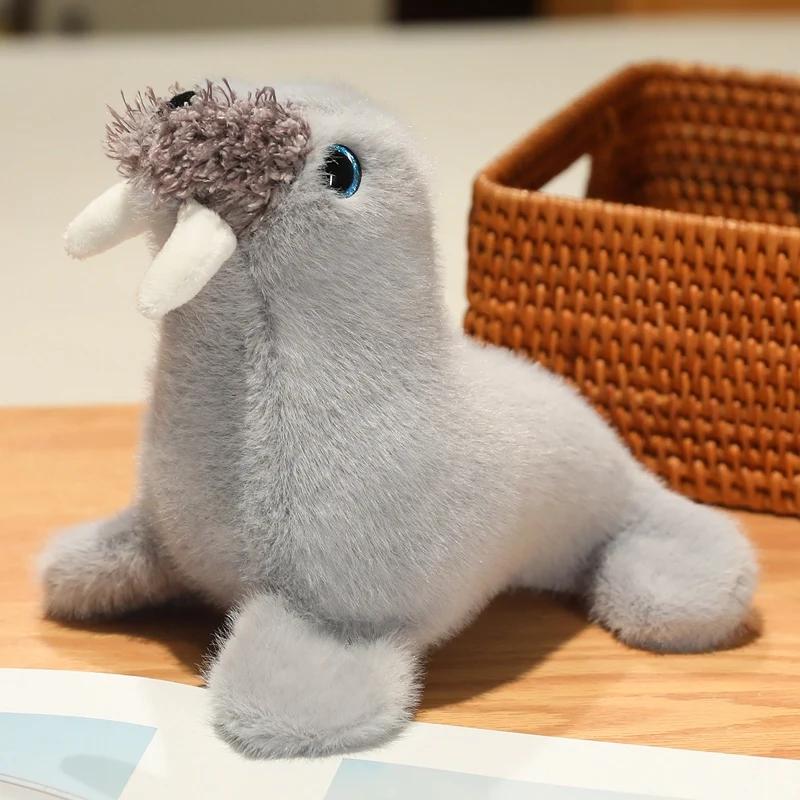 New 22/30cm Lovely Sea Lions Dolphin Seahorse Plush Toys Stuffed Soft Cute Animal Dolls Sofa Decor for Children Gifts