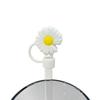 Daisy Straw Cap - 10mm Stanley Cover, Reusable Chrysanthemum Design