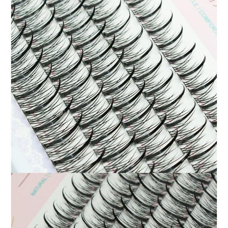 LuxeFlutter - Cat Eye Cluster False Eyelashes
