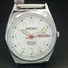 VINTAGE SEIKO AUTOMATIC 6309A REFURBISHED JAPAN MENS WHITE DIAL WATCH a442673-1