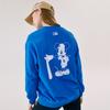 New Disney X MLB X Disney Sweatshirts Unisex Blue 31MTK2011-07U