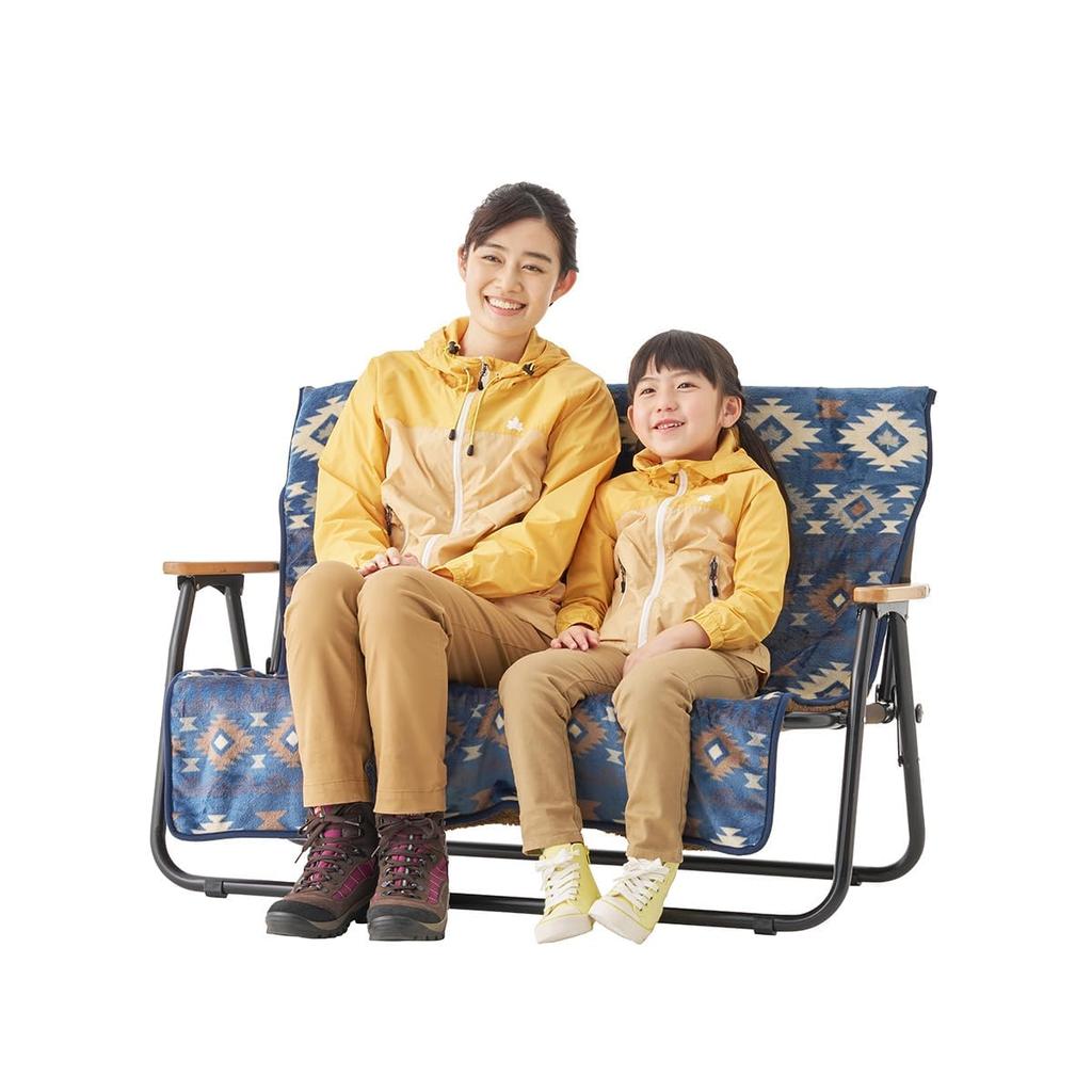 LOGOS Boa & Fleece Chair for 2 Cover (Blue) 73391010