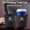 Car Door Trash Can Seatback Cup Holder Tools Storage Box Interior For Lexus UX250h RX450h CT200h RX400h NX300h RX350 RX300 GX