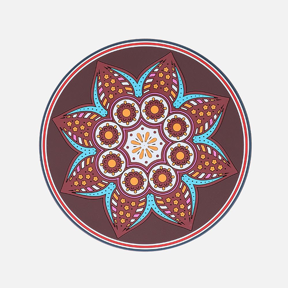 

Silicone Home Bowl Dining Dinner Table Decoration Cup Mat Table Pad Placemat Pot Holder FL