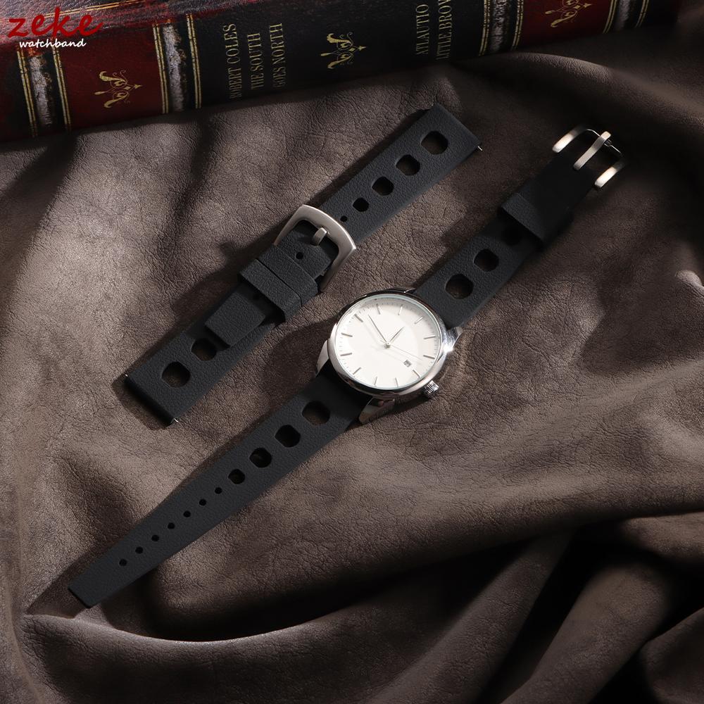 20mm 22mm Silicone Watch Straps for Oris for Seiko Watch Strap Men‘s Tropical Diving Quick Release Watch Band Wristband Bracelet