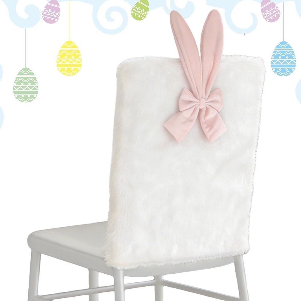 Easter Chair Back Cover Decorative Seat Protector Slipcovers Seat Covers For Chairs For Party Birthday Kitchen Home Apartment