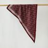 Twill Light Luxury High Sense Simulation Silk Headscarf Waist Triangle Scarf Silk Scarf Multi-Function