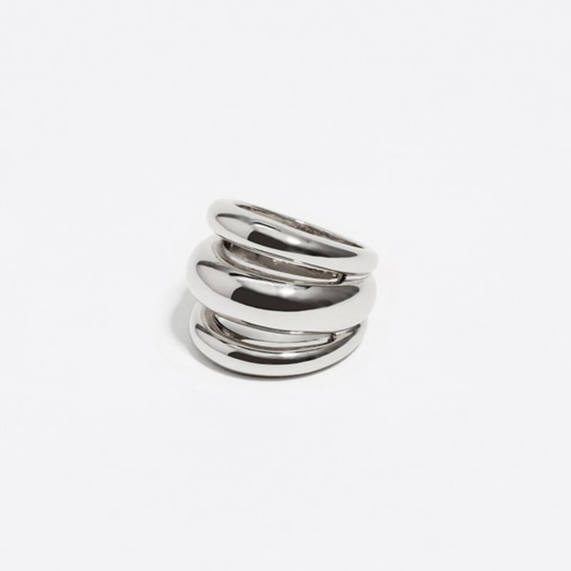 BIMBA Y LOLA [25FW] BIMBA Y LOLA Silver Band Ring B256AIR001SID