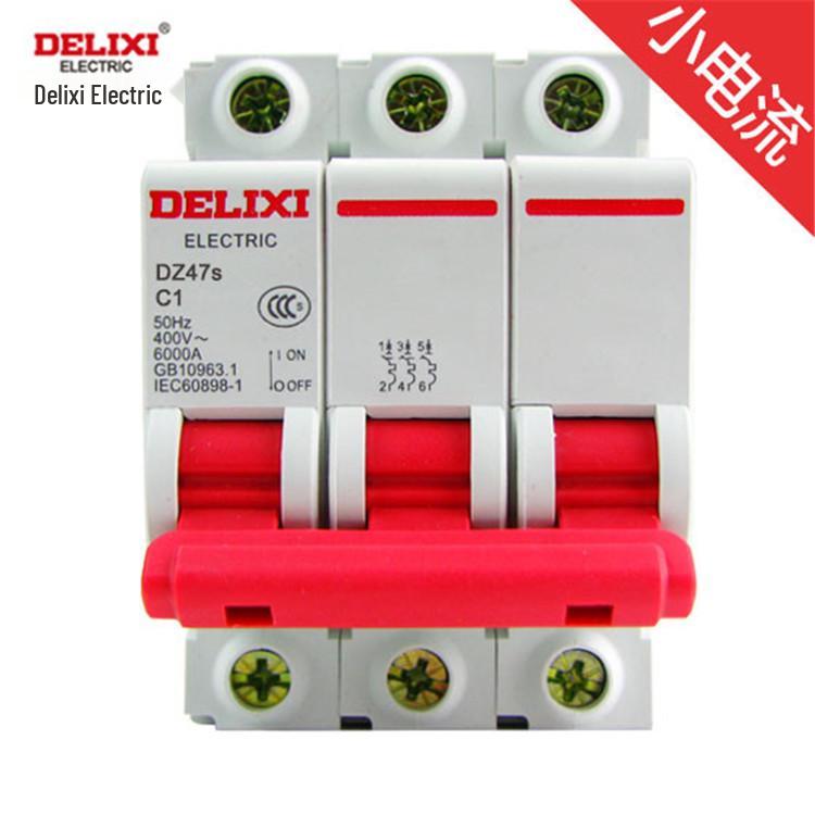 DELIXI DZ47S-63 3P Type C Mini Circuit Breaker Low Voltage Switch