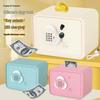 Large Multifunctional Children's Piggy Bank: Rechargeable Password Safe and Mini Savings Box Toy