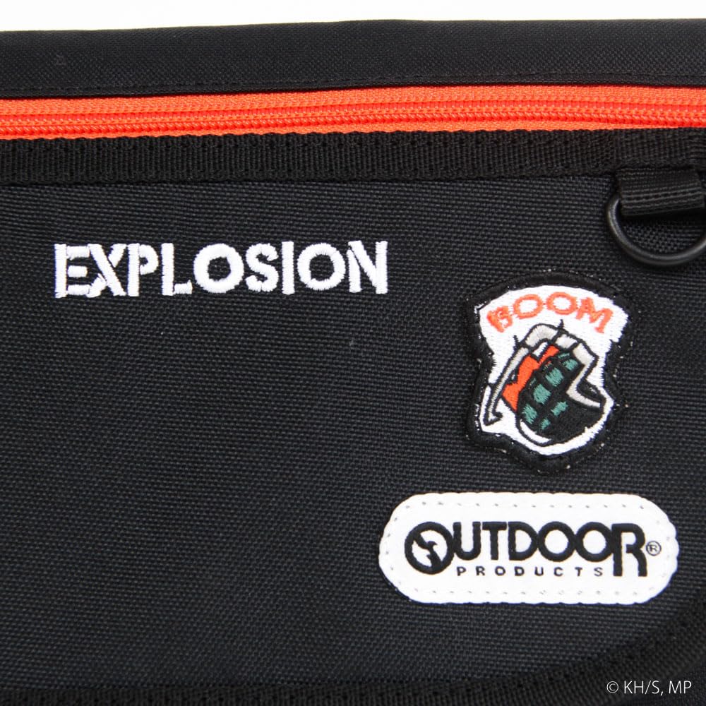 Hero Academia x OUTDOOR Flap Shoulder Bag with Can Badge ODHA02 Orange [My PRODUCTS]