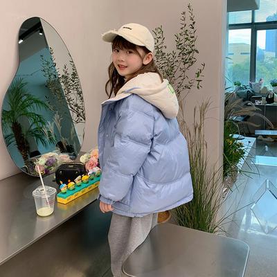 Girls' Three-proof Down Jacket Stylish Winter White Duck Down Children's Thickened Coat