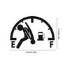 PET Car Stickers Reflective Funny Signs Decal Waterproof High Gas Consumption Sign Weather Resistant Fuel Cap And Bumper Decals
