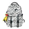 Schoolbag Graffiti School Bag for Boys Junior High School Students High School Students Backpack for Men Fashion Trend High School Students Backpack