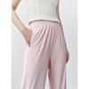 PEACEBIRD Women's Straight Ice Silk Wide-Leg Pants