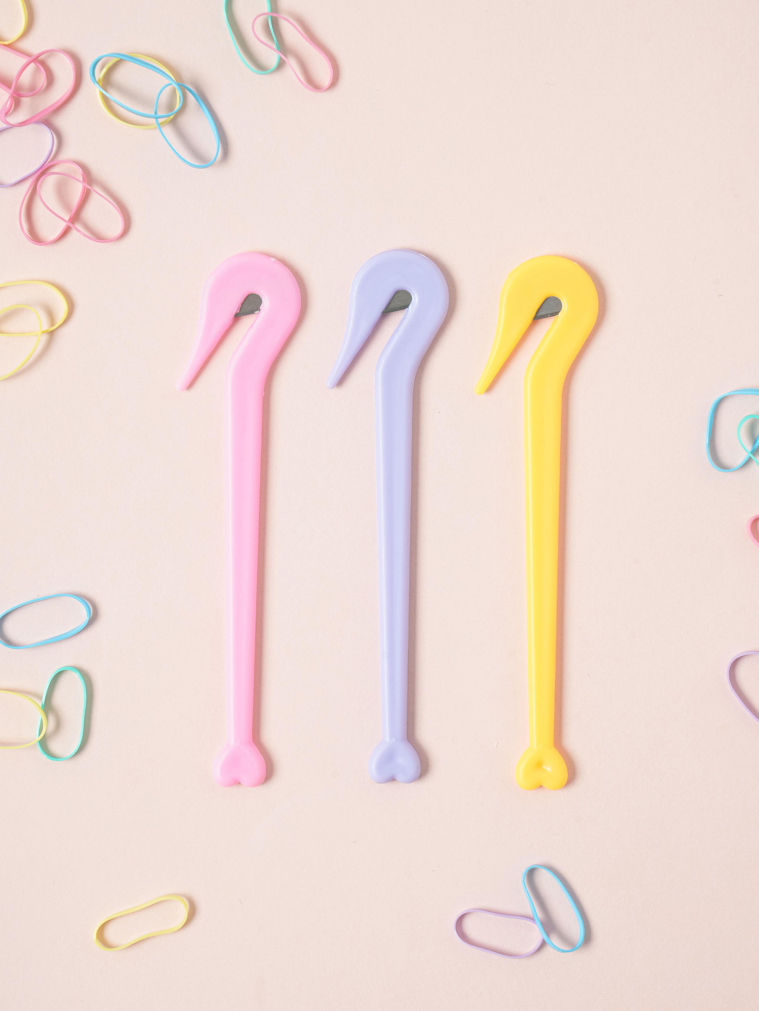 

Hair Tie Cutter Set - 3 Pack Safe Hair Band Remover Tool 1ea