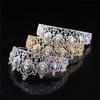 Women Bridal Wedding Crown Tiara Bridal Accessories Gold Plated Pageant Crown