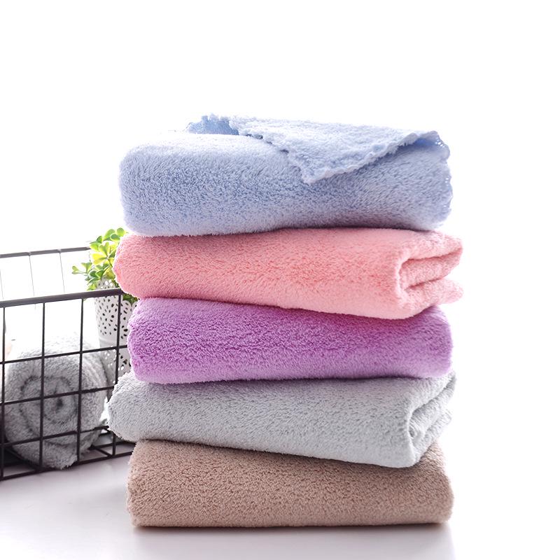 Lace-Trimmed Coral Fleece Square Towel - Absorbent & Soft Cleaning Cloth, 30cm, Ideal for Kitchen, Dishwashing, and Children's Handkerchiefs.