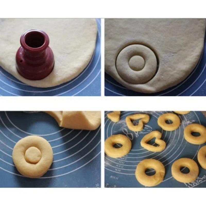Donut Biscuit Press Mold DIY Baking Tools Round Biscuit Mold 3 Type Options Bread Cake Baking Mold