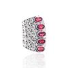 Vintage Inspired Garnet Ring: 925 Sterling Silver Jewelry