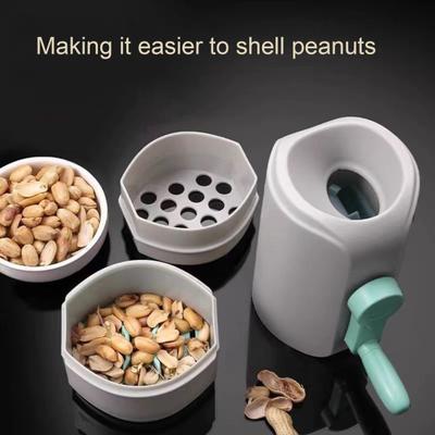 Sgranatrice Automatica per Arachidi Filtro a Doppio Strato Sbucciatore di Arachidi Sgusciatrice Pistacchi Strumenti Accessori da Cucina Gadget per Arachidi Essiccate o Fritte