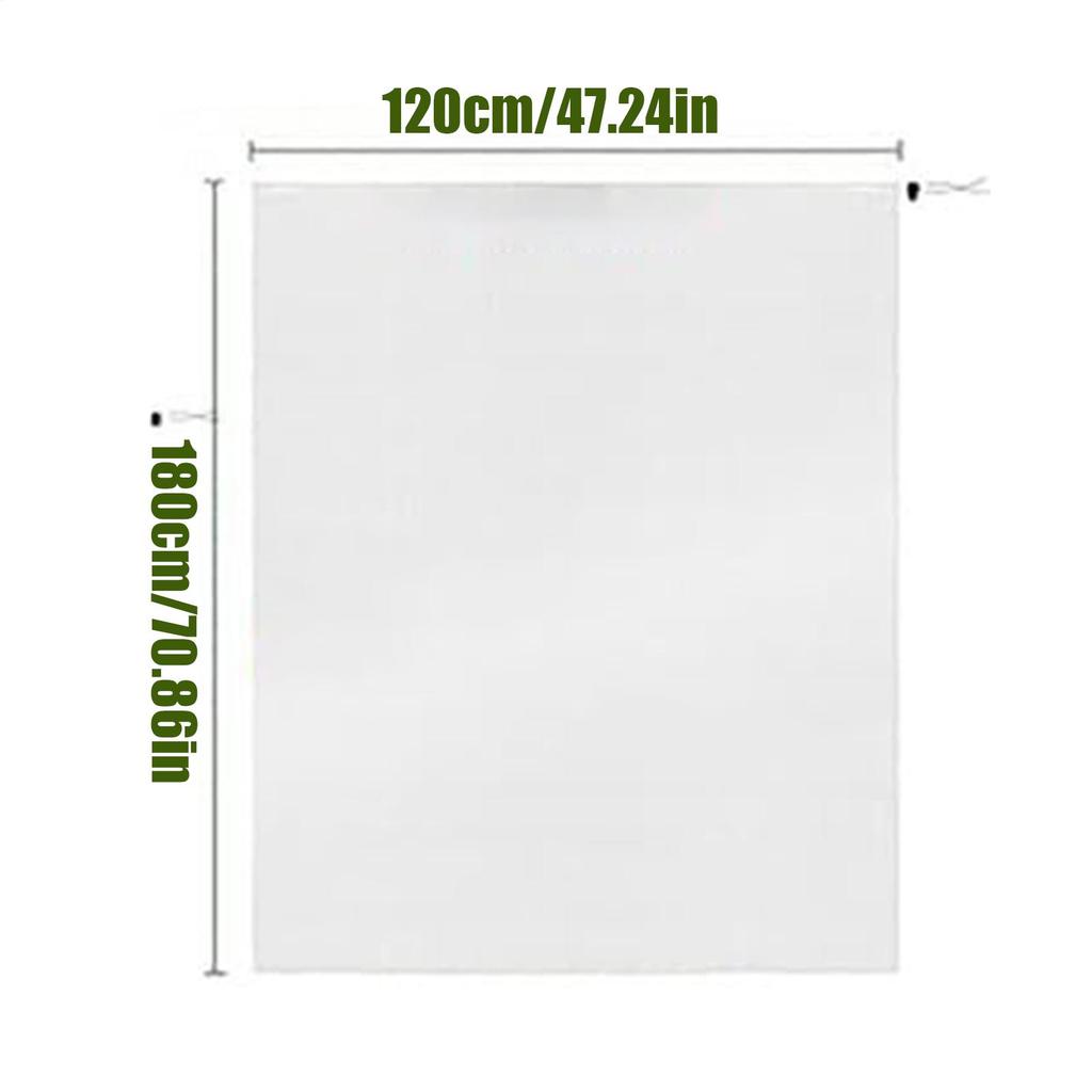 Bird Netting For Fruit Trees 2 Pieces Plant Mesh Cover With Drawstring And Zipper High-Density Plants Protector For Greenhouse