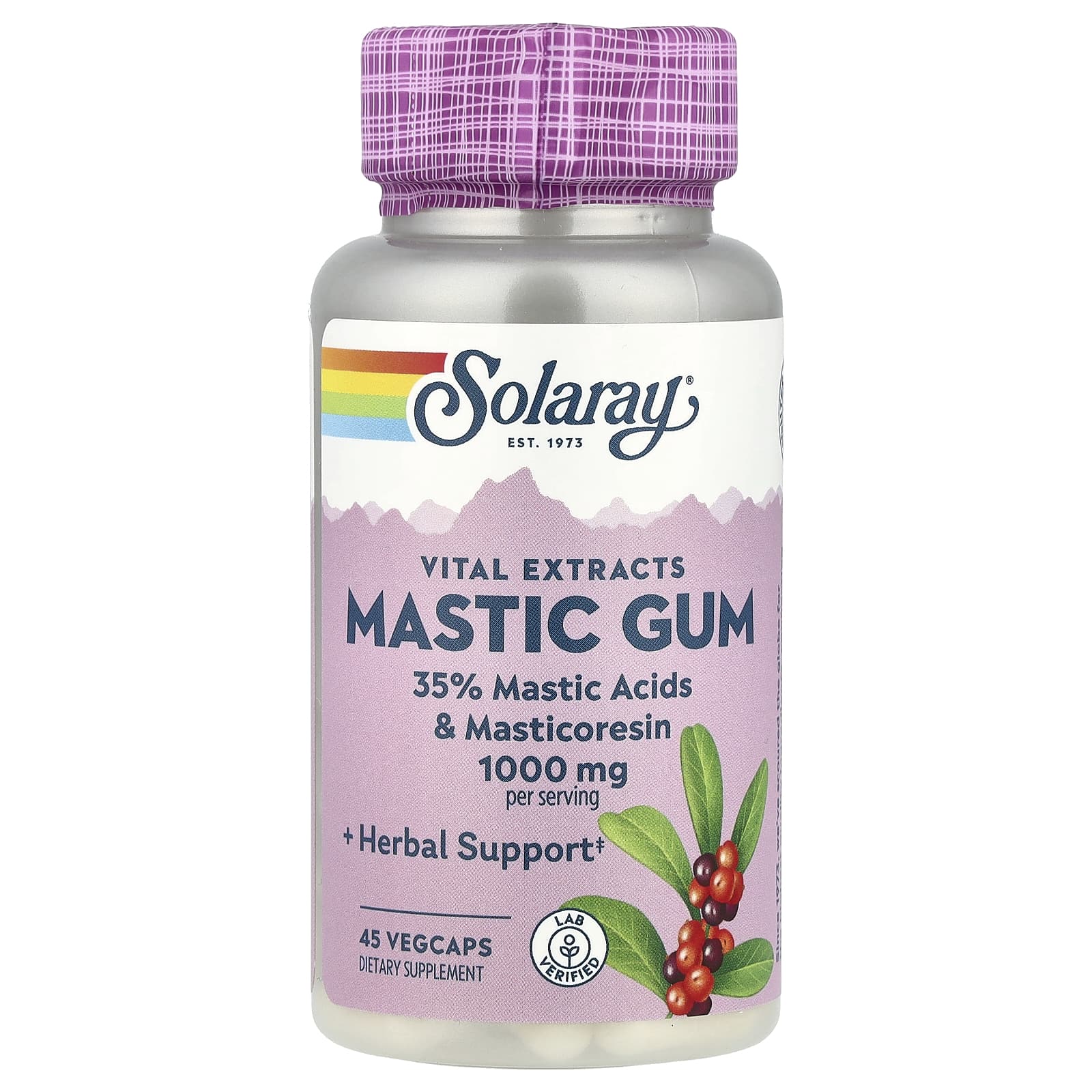 

Mastic Gum, 1,000Mg, 45 Veggie Capsules (500Mg per Capsule)